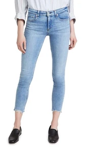 rag & bone Women's Cate Mid Rise Ankle Skinny Jeans, Harper, Blue, 28 - Picture 1 of 3
