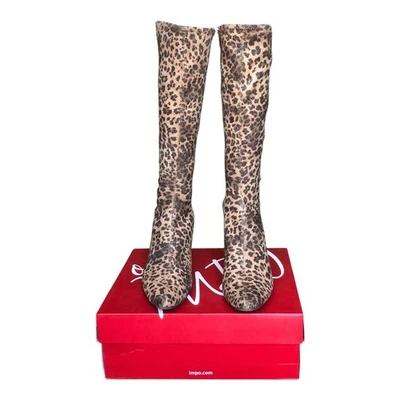 Botas Impo Camel Norris Cheetah Suedy Cremallera Lateral Elastizadas Punta Punta Para Mujer Talla 8M Foto 1 de 4