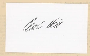 Clint Hill Secret Service Signed Index John Kennedy JFK Assassination - Picture 1 of 1