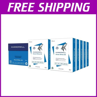 Great White 30% Recycled Printer Paper - 5000 Sheets - Image 1 of 4