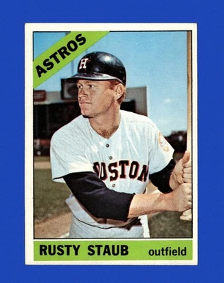 1966 Topps Set-Break #106 Rusty Staub como nuevo *GMCARDS* Foto 1 de 2