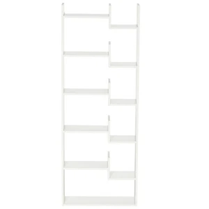 HOMCOM Libreria Moderna a 6 Livelli con 11 Scaffali Aperti in MDF e Truciolato - Foto 1 di 10
