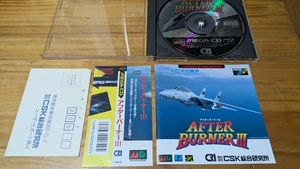 AFTER BURNER III 3 Sega Mega CD Japan Import Free shipping FedEx DHL T-68014 - Picture 1 of 6