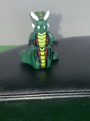 LEGO Ninjago Acidicus Minifigura Serpiente Verde Minifigura General njo066 9450 Foto 1 de 2
