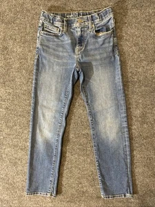 OLD NAVY Boys 10 Slim Straight Built-In Flex Blue Denim Jeans Adjustable Waist - Picture 1 of 16