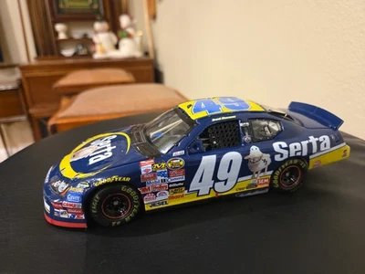 2006 #49 Brent Sherman Serta BAM Racing Dodge NASCAR CUSTOM DIECAST 1:24 - Imagem 1 de 4