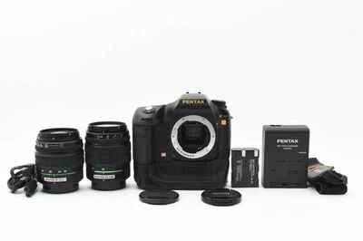 Kit de cámara réflex digital Pentax K10D con 2 lentes paquete Grand Prix usado Foto 1 de 4