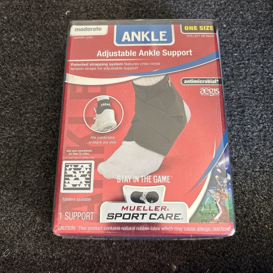 Mueller Adjustable Ankle Stabilizer - Black - Image 1 of 2