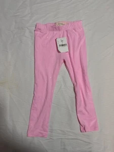 Btween Girls Pink Glitter Stretch Leggings 4T - Picture 1 of 7