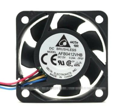 Delta AFB0412VHB Fan 12V 0.24A 4Pin  40x40x15mm High Speed Ball Bearing Case Fan - Image 1 of 2