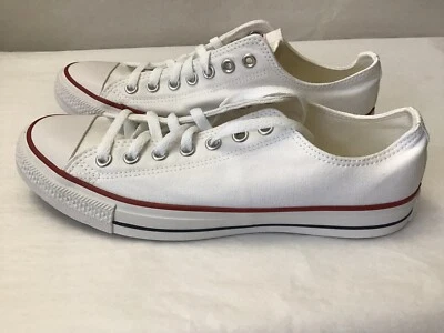 New Converse M7652 Men 9.5 Woman 11.5 Chuck Taylor All Star Low Top Canvas White - Image 1 of 4