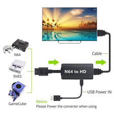 N64 To HDMI Converter Adapter HD Cable for Nintendo 64 Gamecube Super NES SNES