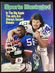Lawrence Taylor Signed Sports Illustrated 9/29/86 Mark Gastineau Autograph JSA - Picture 1 of 5