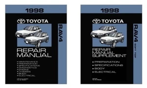 1998 Toyota Rav4 w/ Soft Top Supplement Shop Service Repair Manual - Picture 1 of 1