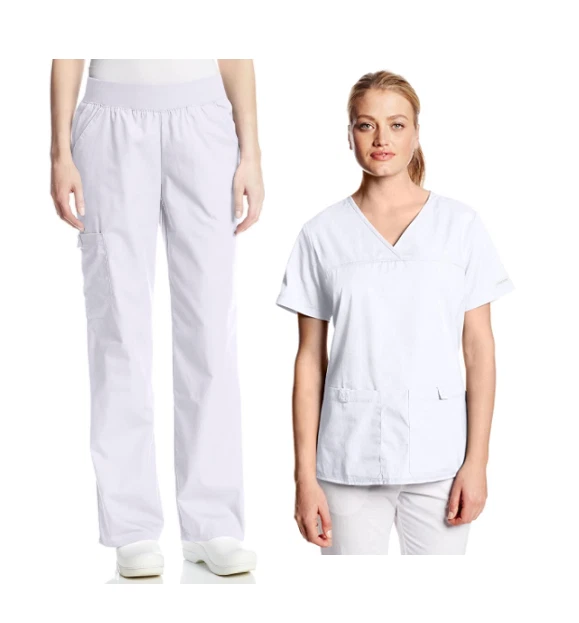 Conjunto Médico Cherokee Mujer Flexible Cuello en V Tejido Panel Top 2968 Pantalones 2085 Nuevo con Etiquetas Foto 1 de 1