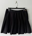 Wild Fable Pleated Black Miniskirt School Uniform Size Medium