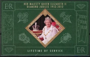 Isla de Man 2012, MS QEII Diamond Jubilee MNH, Mi Bl-83 - Imagen 1 de 1