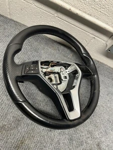 2014 MERCEDES BENZ W212 E350 Steering Wheel Shift Paddle Black Leather OEM - Picture 1 of 16