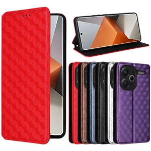 For Xiaomi Redmi Note 13 Pro Plus 5G 12 Phone PU Leather Flip Card Wallet Case - Picture 1 of 71