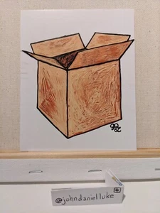 Karton Kunst Postkarte 4x5 Zoll Glanzpapier - Bild 1 von 2