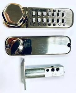Push Button Digital Mortice Bolt PVD CL210-SS Codelocks Mechanical Digital Lock - Picture 1 of 16