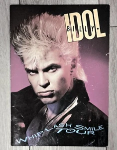 Billy Idol 1986 Whiplash Smile Tour Concert Program Tour Book Souvenir - Picture 1 of 4