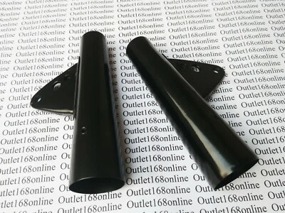 Pair Honda Sport CB100 Benly S110 Ear Bracket Head Light Headlamp Fr Fork Cover Foto 1 de 4