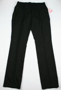 New Women's Maternity Clothes Pants Black Straight Leg Liz Lange NWT Size Small - Picture 1 of 9