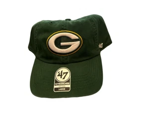 Nuevo con etiquetas Nuevo Sombrero Grande Ajustado Marca Green Bay Packers '47 Franquicia en el Campo Logo - Imagen 1 de 3