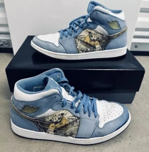 Air Jordan 1 Retro Alpha White University Blue Size 11 Mens - Picture 1 of 5
