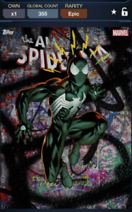 Topps Marvel Collect Epic SYMBIOTE SPIDER-MAN Street Graffiti 355cc Digital 2021