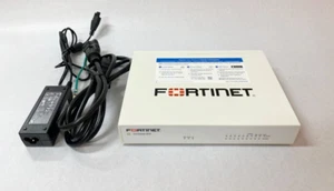 Fortinet FG-60F Fortigate-60F Network Security Firewall Initialized w/Adapter - Photo 1/5