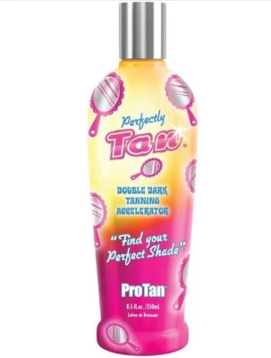 ProTan Perfectly Tan Sunbed Tanning Accelerator Lotion Cream 250ml Double Dark - Image 1 of 3