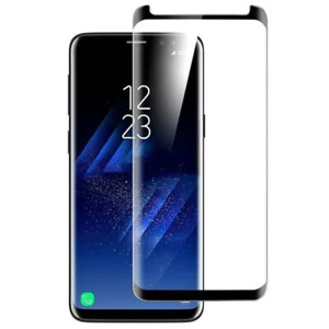 For Samsung Galaxy S8 S9 Plus S7 Edge Full Cover Tempered Glass Screen Protector - Imagen 1 de 17