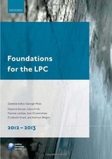 Foundations for the LPC 2012-13 (Legal Practice Course Guide) By
