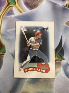 1989 Topps Leaders Mini Chris Sabo 13 Reds - Bild 1 von 2