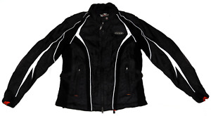 Harley Davidson FXRG Women's Reflective Piping Waterproof Coat Jacket Size Small