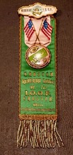 Rebekah IOOF Lodge Ribbon Pin #705 Creston, Ohio EXCELLENT CONDITION 