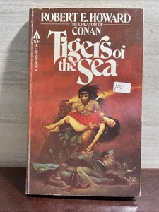 Tigers of the Sea by Robert E Howard 1979 Paperback 1st Print Ace Cormac Mac Art - Picture 1 of 3