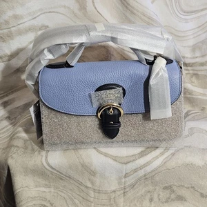 COACH C8161 - MANGO SUPERIOR KLEO EN BLOQUES DE COLORES EN DORADO/AZUL MULTI - Imagen 1 de 11