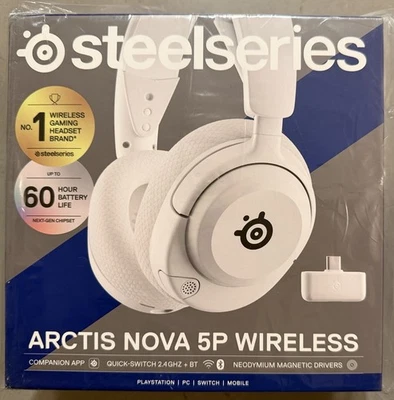 New SteelSeries Arctis Nova 5P Wireless Gaming Headset - PlayStation, PC, Switch - Image 1 of 3