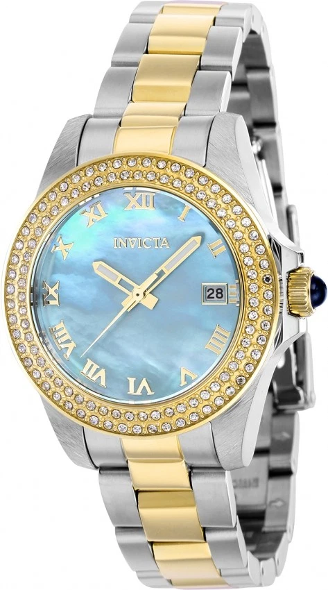 Reloj para mujer Invicta Angel cuarzo cristal esfera azul claro 41552 Foto 1 de 1