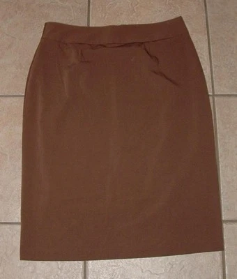 Falda Marrón Talla 8 Iglesia Oficina Adelgazante Control Abdomen FORMA BENEFICIO por CHADWICKS Foto 1 de 4