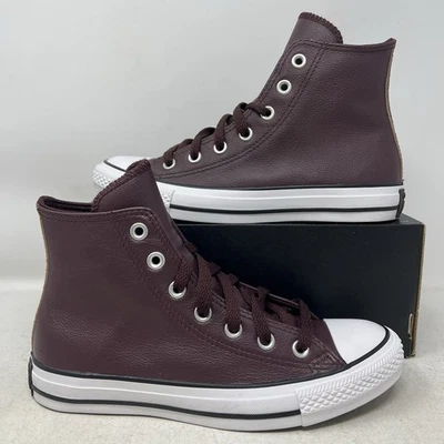 Converse Chuck Taylor All Star Leather High Bloodstone Womens 7 B Grade A09480C - Image 1 of 4