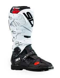 Sidi Crossfire 3 Black White Mx Boots Off-Road Motorcycle Motocross Enduro - Picture 1 of 7