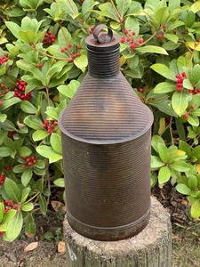 Rare Vintage Kayes oil can Ribbed Walnut Whip Tin~condition Is Found-no Holes - Picture 1 of 12