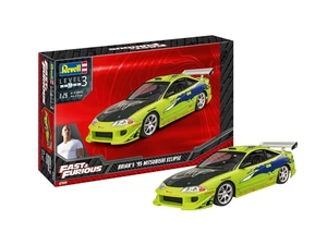 REVELL 07691 FAST & FURIOUS BRIAN'S 1995 MITSUBISHI ECLIPSE MAQUETTE REVELL 1/25 - Picture 1 of 1