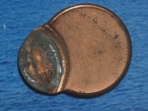 1985 D, Lincoln Memorial Penny, Way Off center, O/C Mint Error - Picture 1 of 2