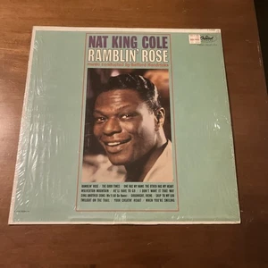 NAT KING COLE RAMBLIN' ROSE ALBUM 1962 MONO CAPITOL RECORDS T-1793 IN SHRINKWRAP - Foto 1 di 4