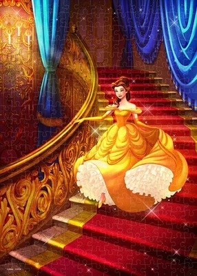 Disney Beauty and the Beast Budding Feelings 300P TEN-D300-048 Tenyo Япония - Изображение 1 из 4